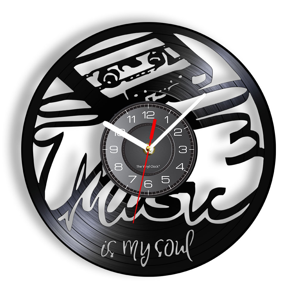 Audio Music Separate - Reloj de Pared con Frase Inspiradora