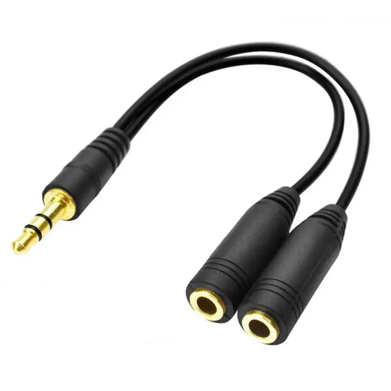 Audio Music Box - Divisor de auriculares, cable de extensión