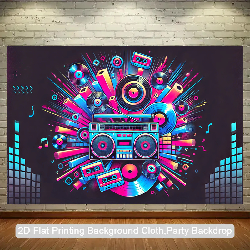 Audio House Music - Producto plano 2D de 1 pieza.