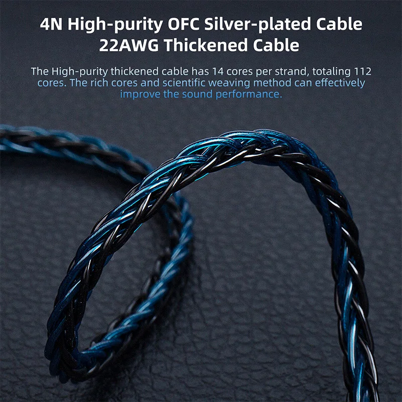 KBEAR ST12 Cable mejorado plat - Audio Music Hifi reseña y precio
