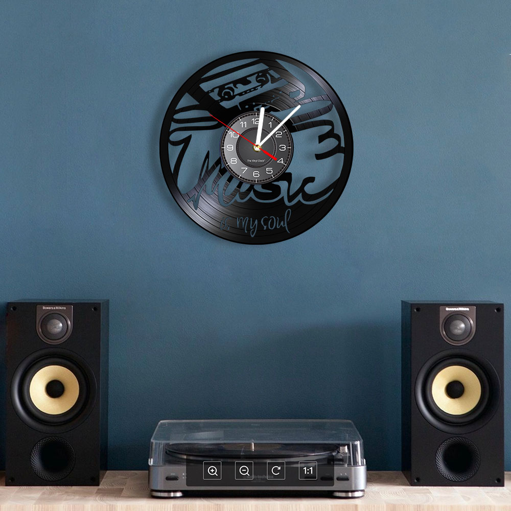 Reloj de Pared con Frase Inspi - Audio Music Separate reseña y precio