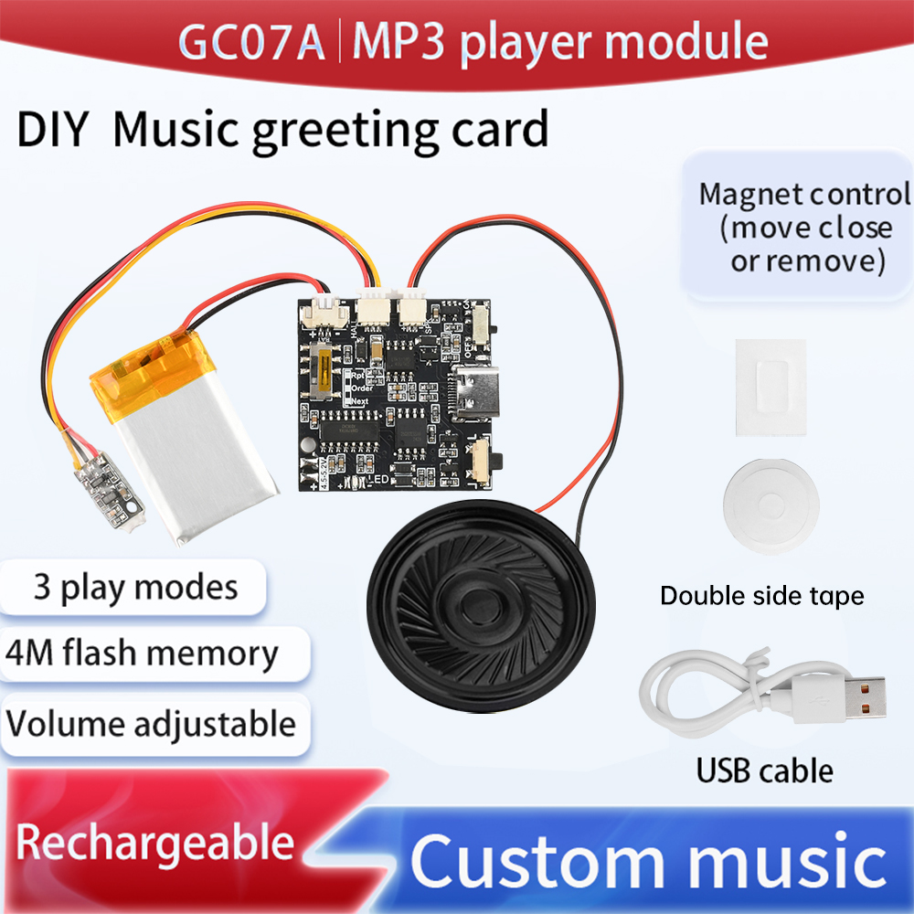 Módulo de sonido grabable GC07 - Audio Music Wave reseña y precio