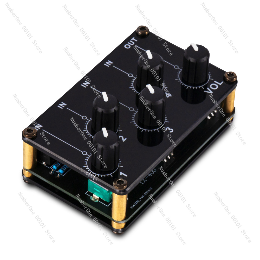 Mezclador estéreo pasivo front - Audio Music Hub reseña y precio