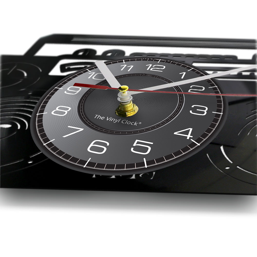 Boombox-Reloj de pared de vini - Audio Music Separate reseña y precio