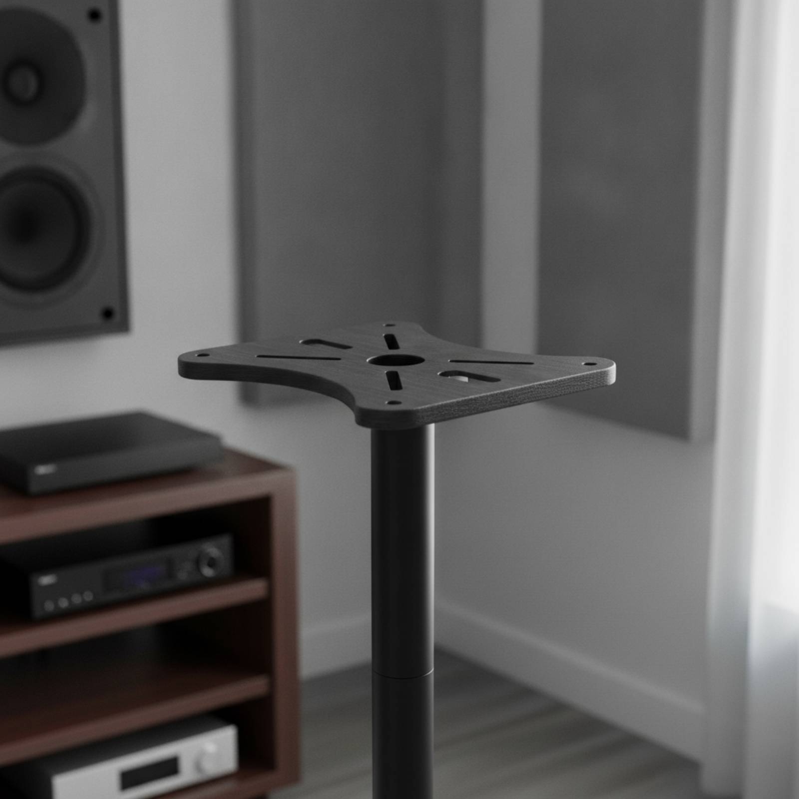 Placa adaptadora para soporte  - Speaker Stand Tripod reseña y precio