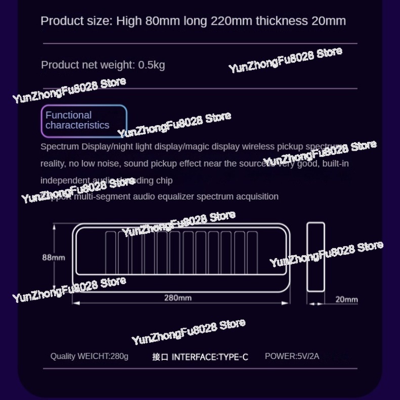 Medidor de nivel de sonido LED - Audio Music Youtube reseña y precio