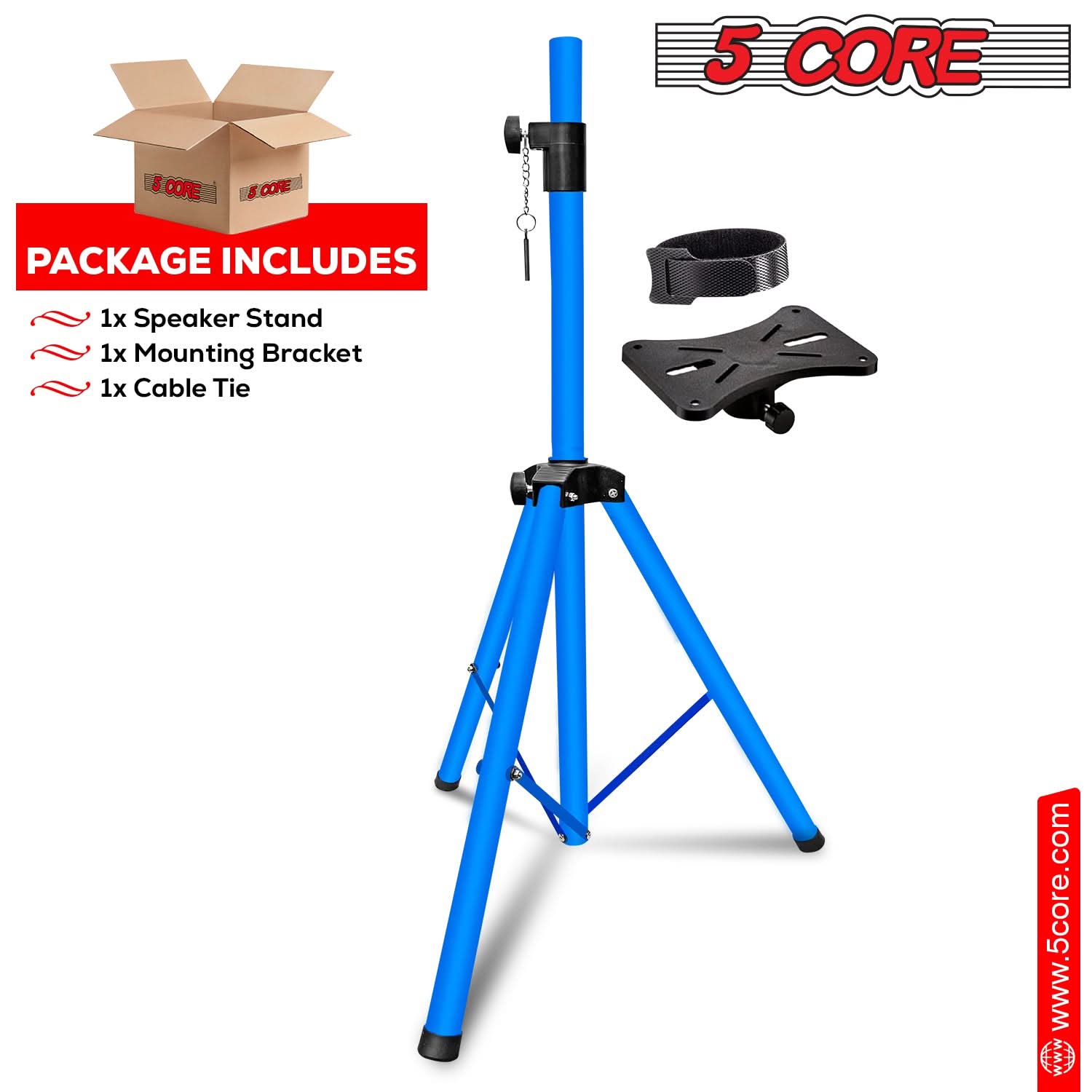Soporte de Altavoz de 5 Nivele - Speaker Stand Tripod reseña y precio