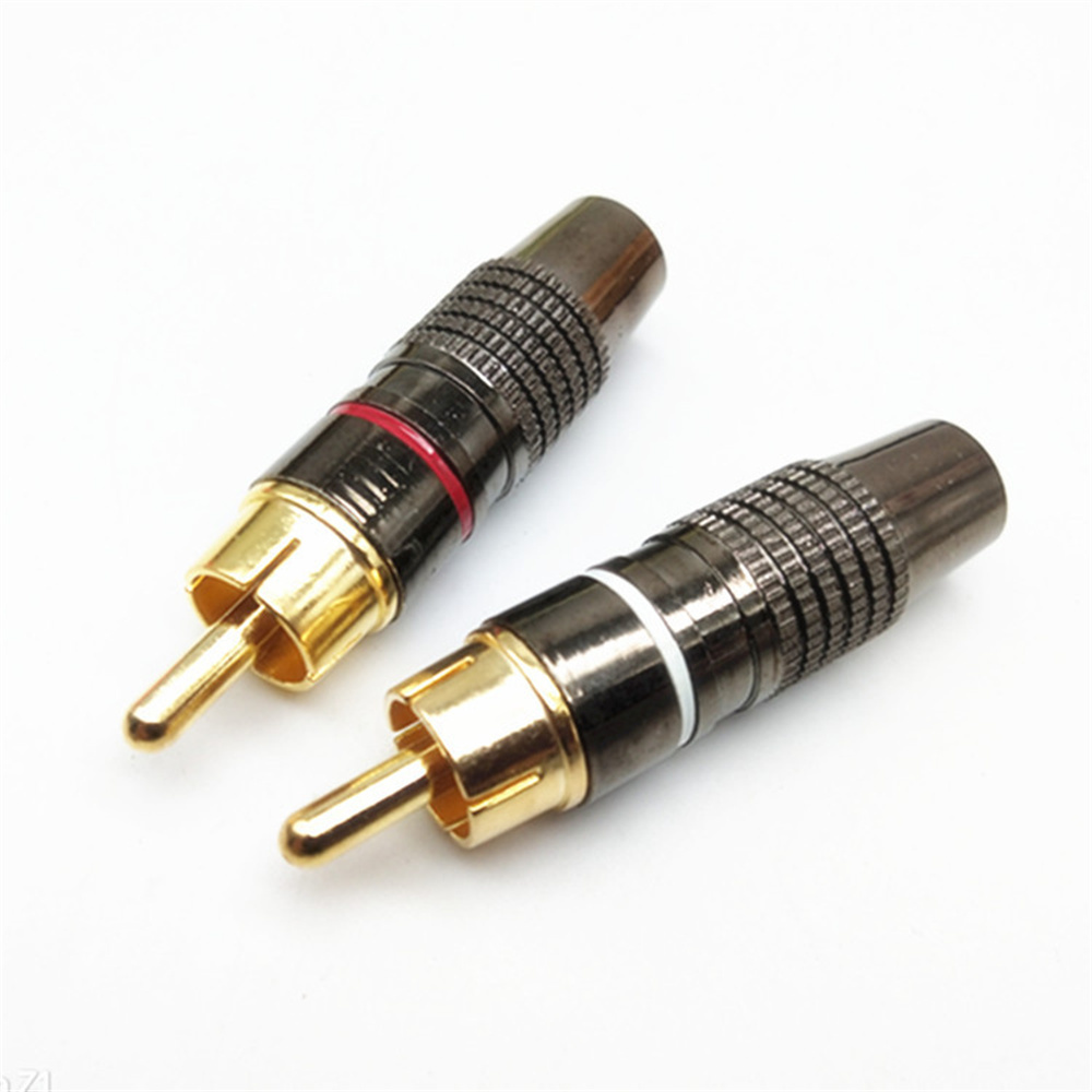 Adaptador de enchufe RCA macho - Audio Music Hifi reseña y precio