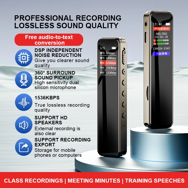 Grabadora de Voz Digital de 32 - Audio Music Separate reseña y precio
