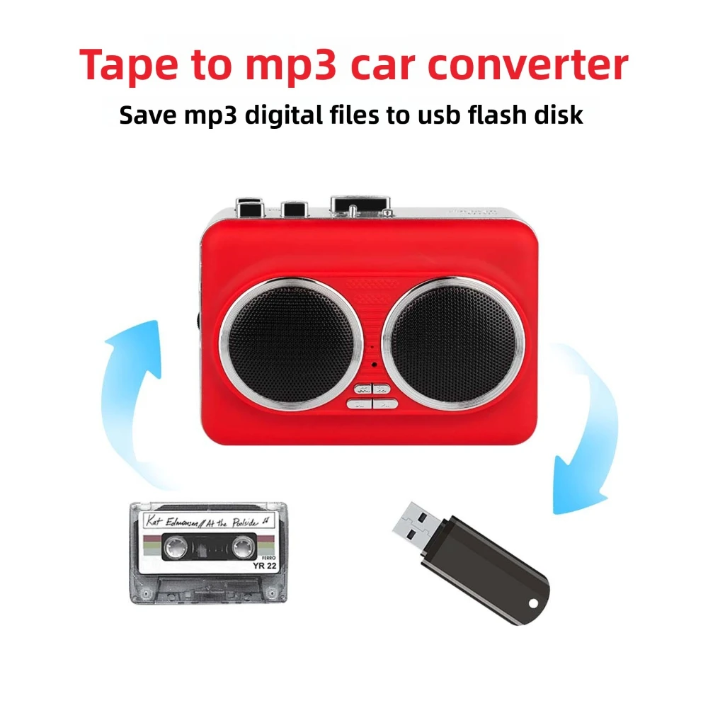 Reproductor de casete USB, rep - Audio Music Free Mp3 reseña y precio