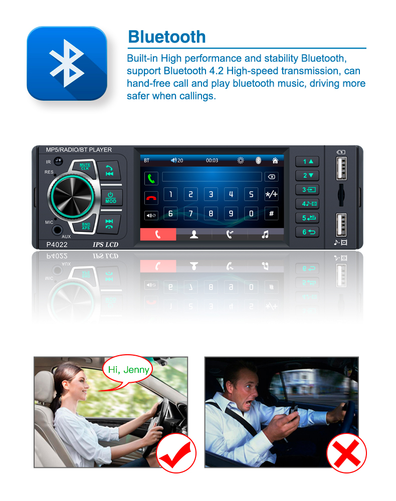 Radio Estéreo con pantalla tác - Audio Music Free Mp3 reseña y precio