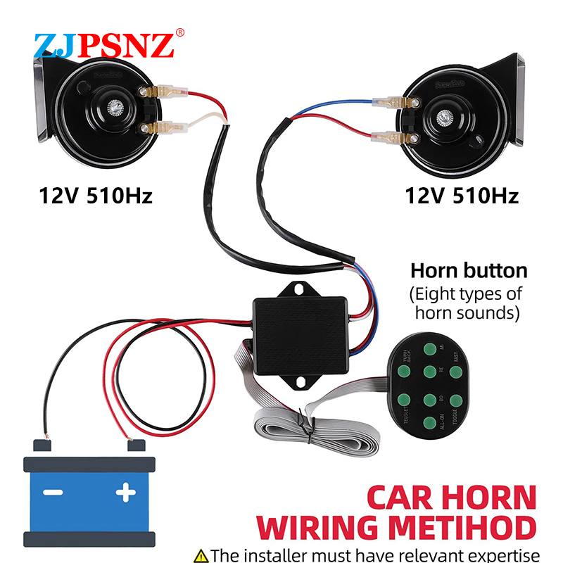 Bocina de aire Musical de 12V  - Audio Music Box reseña y precio