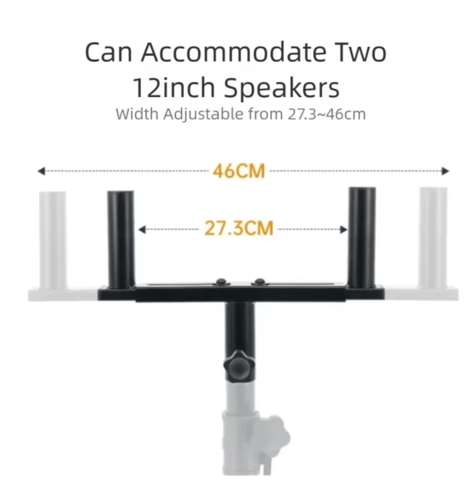 Soporte de suelo para dos alta - Speaker Stand Tripod reseña y precio